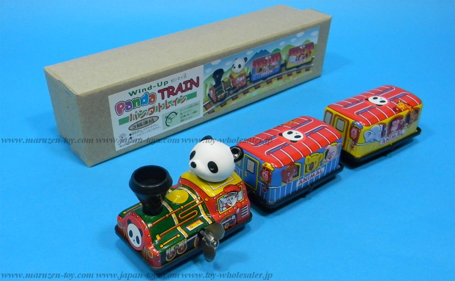 (Sankou-Seisakusyo Made in Japan Tin Toys)No.1236 Tin Panda Train 