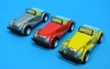(Sankou-Seisakusyo Made in Japan Tin Toys)No.111 "5 Inch" Old Sports Car (Assorted 3 Colors Set) MG Convertible (12 items in 1 box)