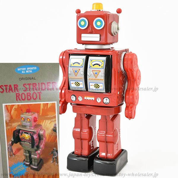 (Metal House) Star Strider Robot -Made in Japan- (Red) (3-5 month to be in stock)