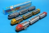 (Sankou-Seisakusyo Made in Japan Tin Toys)No.122 Three-Car Display Train