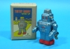 (Sankou-Seisakusyo Made in Japan Tin Toys)No.204 Wind-Up Robot (Blue)