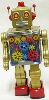 (Metal House) Gear Robot (Gold) -Made in Japan- (3-5 month to be in stock)