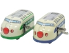 (Sankou-Seisakusyo made in Japan Tin Toys)No.203 Wind-Up Mini Shinkansen (Blue and Green)