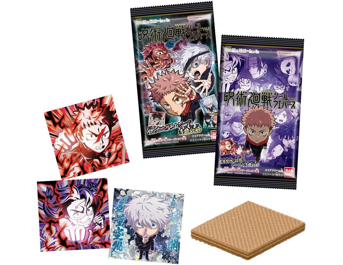 Limited Quantity Carton Big Discount! [Bandai] Niformation Jujutsu Kaisen Sticker Wafers Vol.3