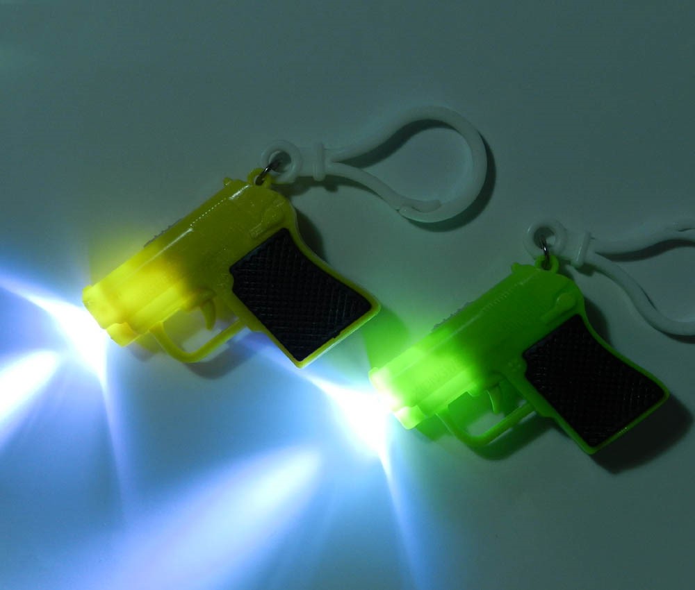 Pistol Light Key Chain