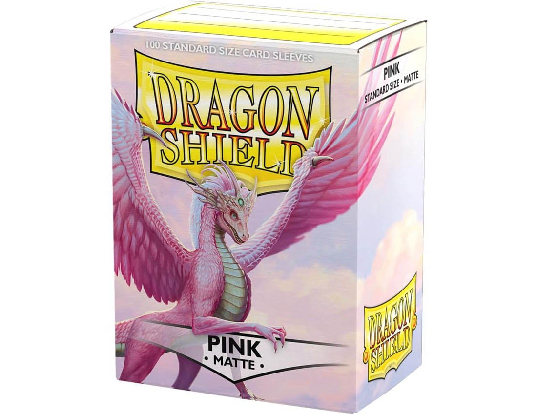 [Dragon Shield] AT-11012 Dragon Shield Matte Standard Size Pink (100 Sleeves)