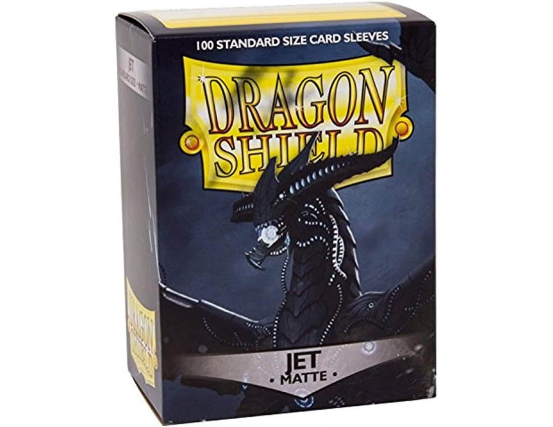 [Dragon Shield] AT-11024 Dragon Shield Matte Standard Size Jet (100 Sleeves)