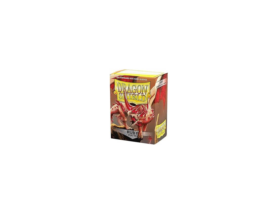 [Dragon Shield] AT-11037 Dragon Shield Matte Standard Size Ruby (100 Sleeves)