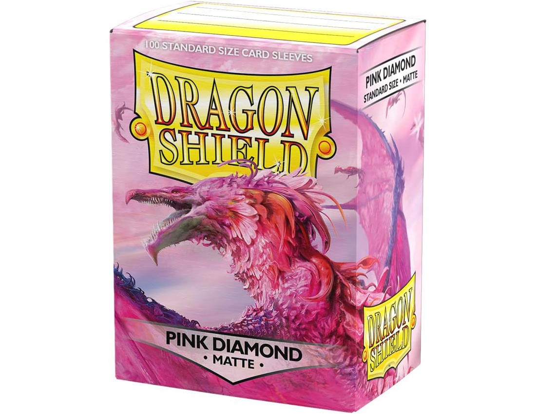 [Dragon Shield] AT-11039 Dragon Shield Matte Standard Size Pink Diamond (100 Sleeves)