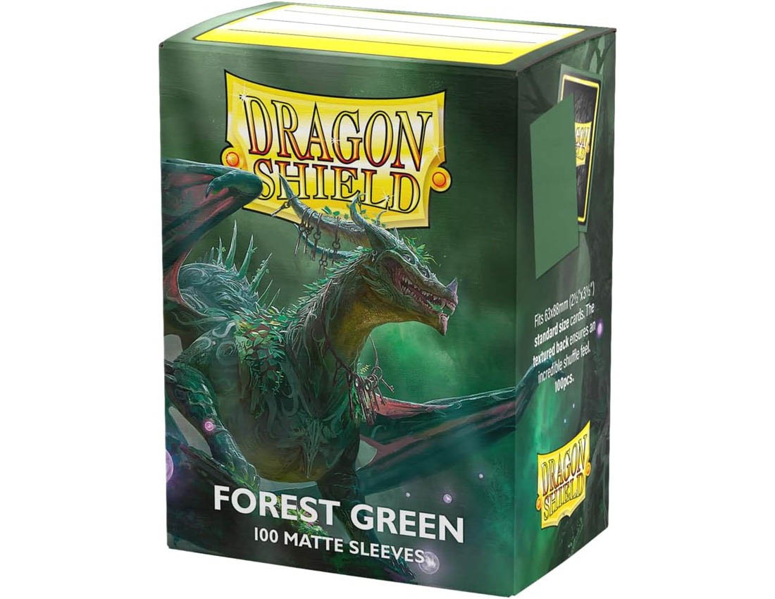 [Dragon Shield] AT-11056 Dragon Shield Matte Standard Size Forest Green (100 Sleeves)