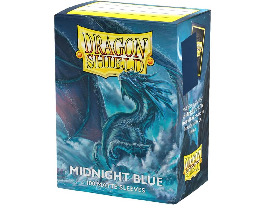 [Dragon Shield] AT-11057 Dragon Shield Matte Standard Size Midnight Blue (100 Sleeves)