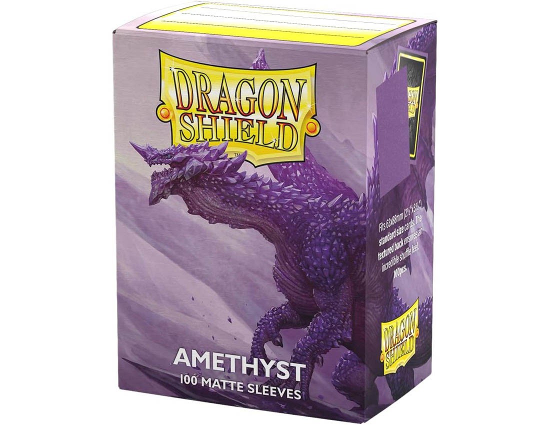 [Dragon Shield] AT-11060 Dragon Shield Matte Standard Size Amethyst (100 Sleeves)