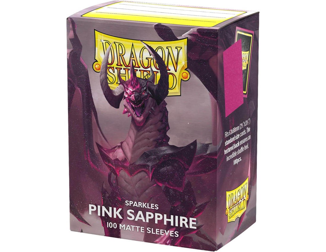 [Dragon Shield] AT-11061 Dragon Shield Matte Standard Size Pink Sapphire (100 Sleeves)