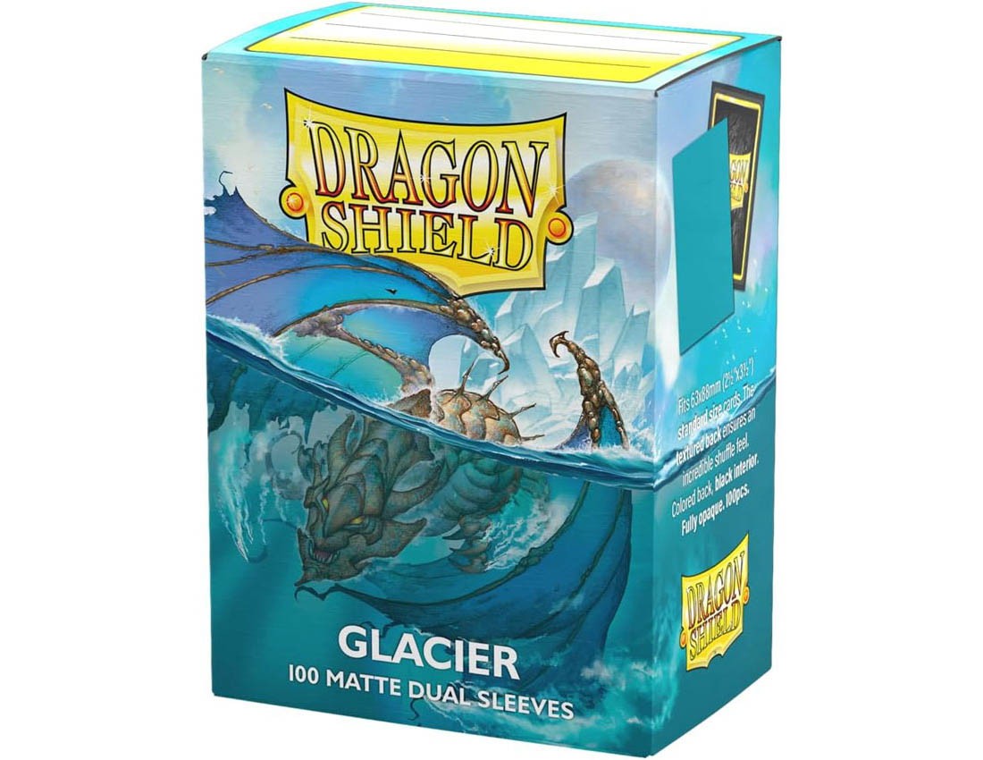 [Dragon Shield] AT-15031 Standard Size Dual Matte Glacier (100 Sleeves)