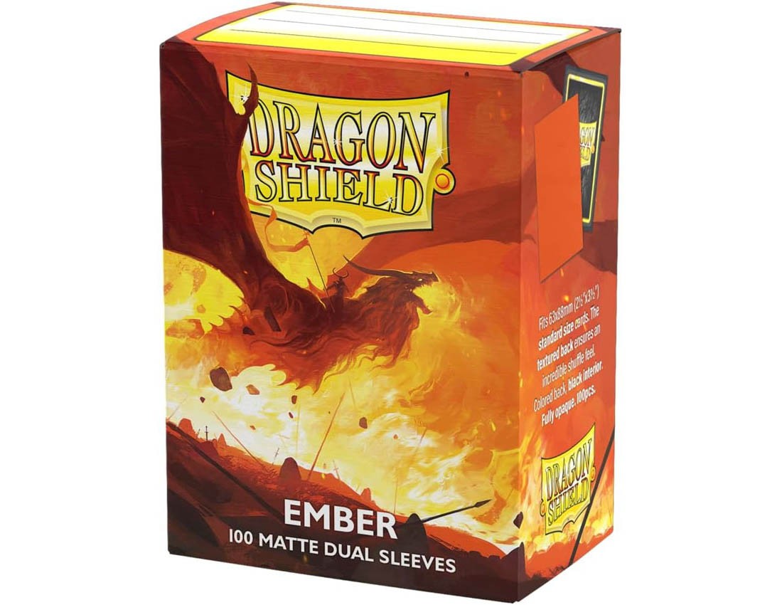 [Dragon Shield] AT-15054 Standard Size Dual Matte Ember (100 Sleeves)