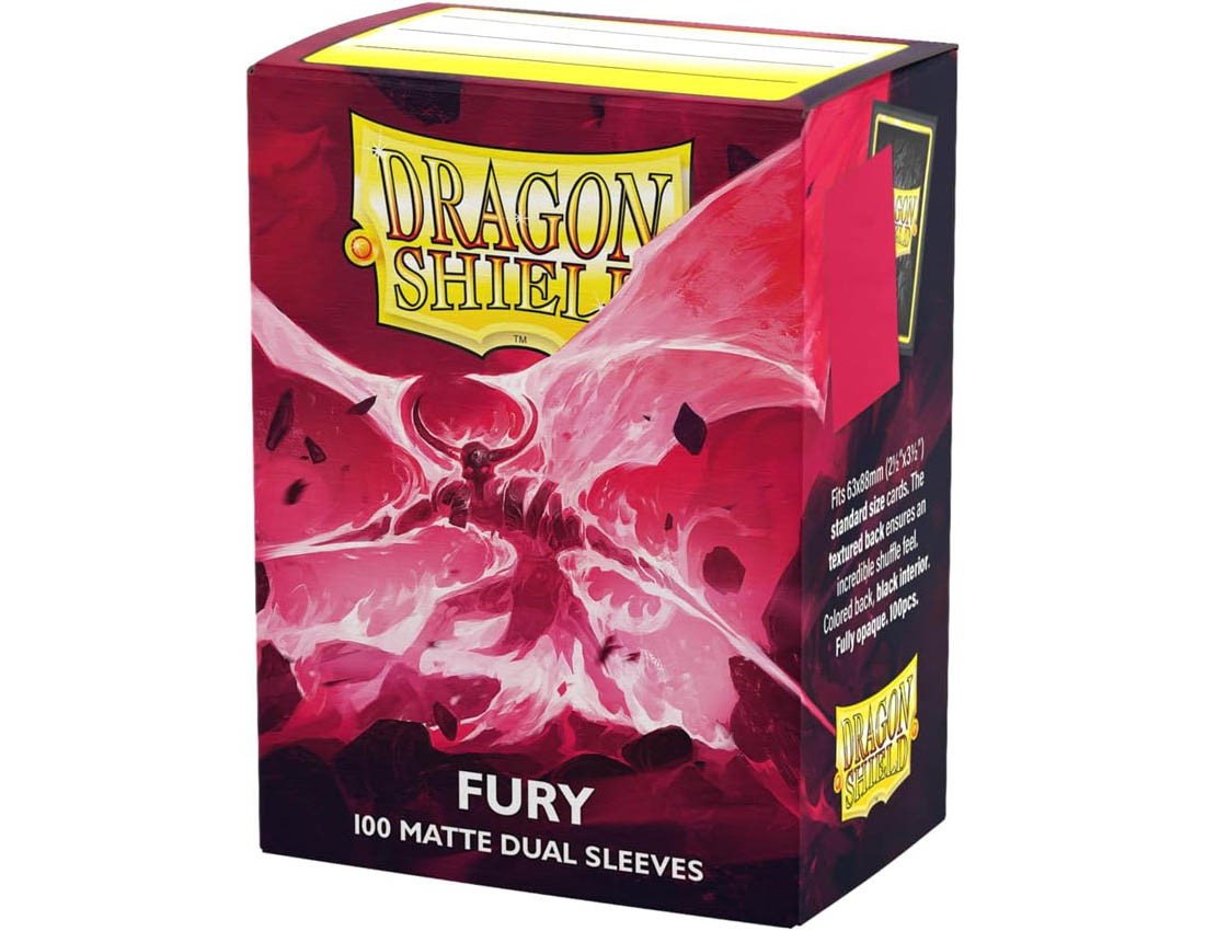 [Dragon Shield] AT-15055 Standard Size Dual Matte Fury (100 Sleeves)