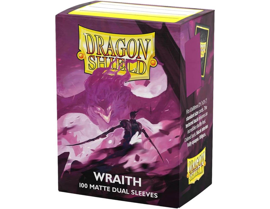 [Dragon Shield] AT-15056 Standard Size Dual Matte Wraith (100 Sleeves)