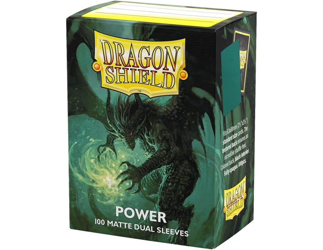 [Dragon Shield] AT-15063 Standard Size Matte Dual Power (100 Sleeves)