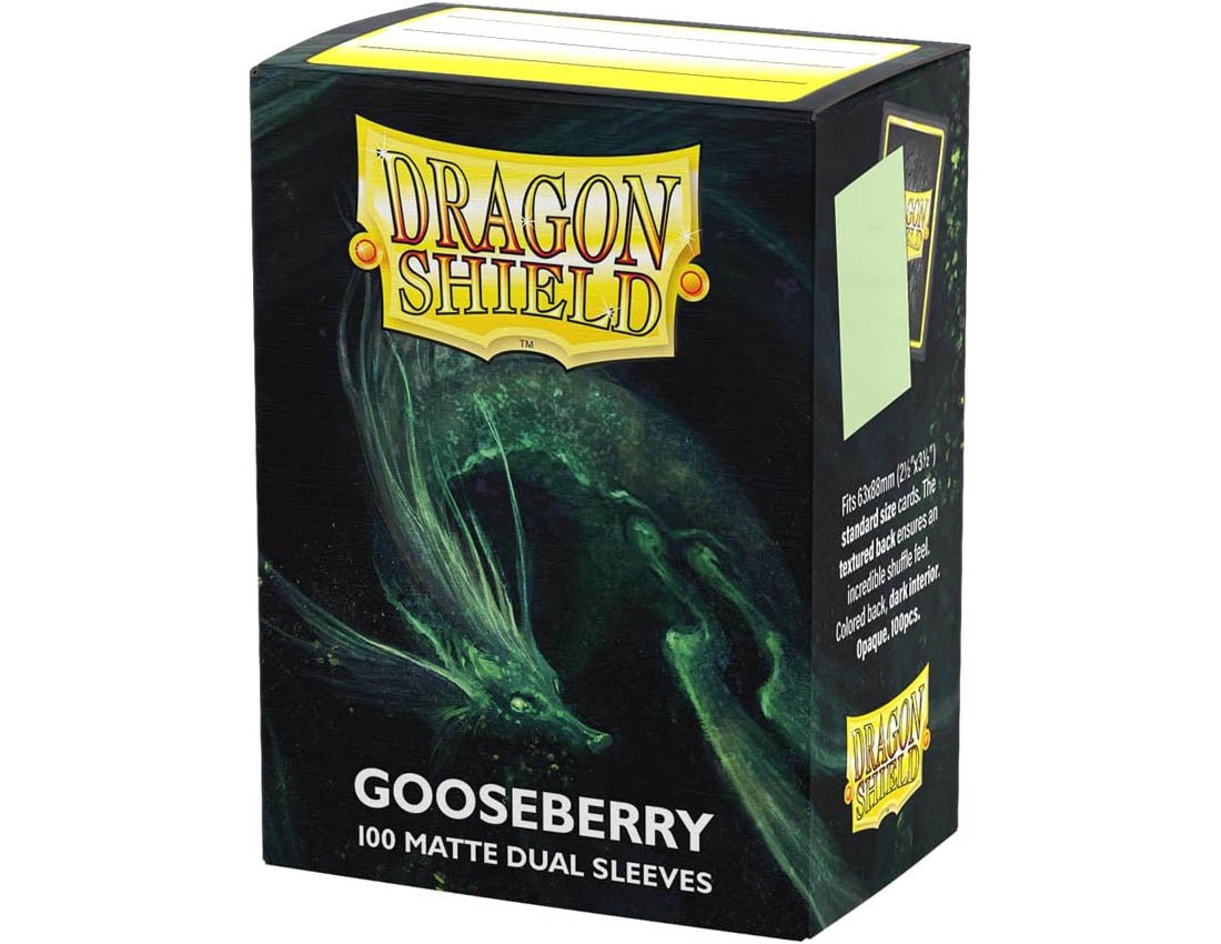 [Dragon Shield] AT-15066 Standard Size Matte Dual Gooseberry (100 Sleeves)