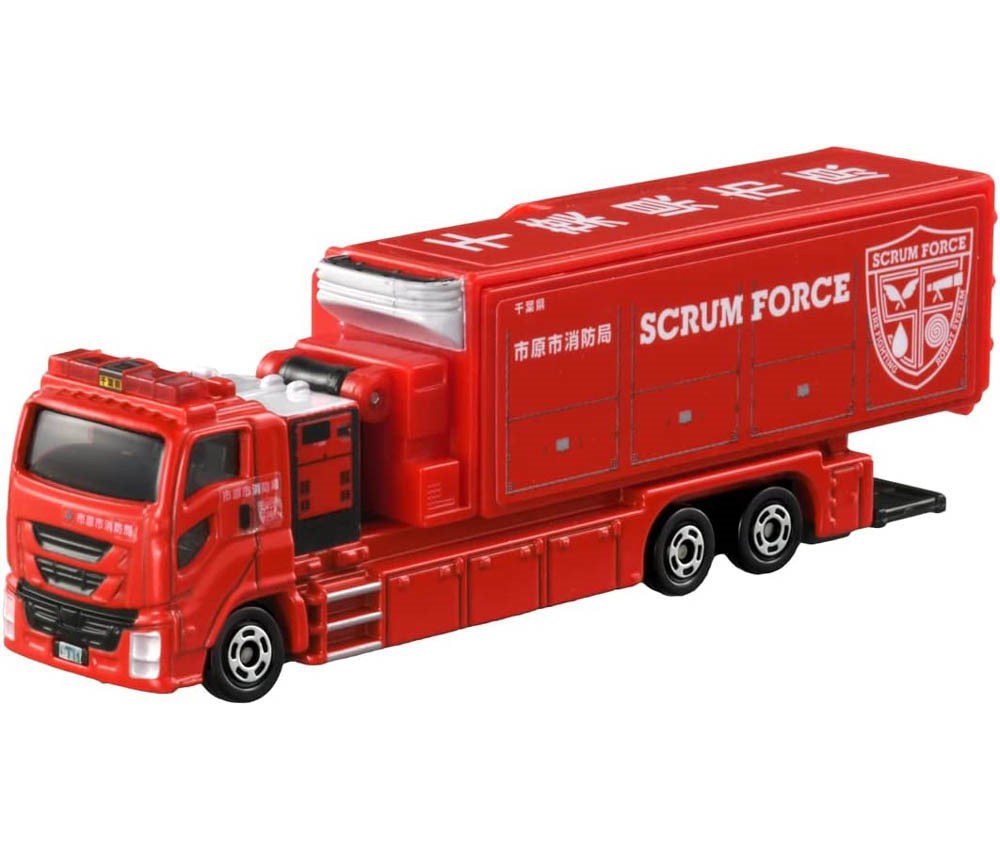 [TAKARATOMY] Long Type Tomica No.121 Ichihara City Fire Department Scrum Force