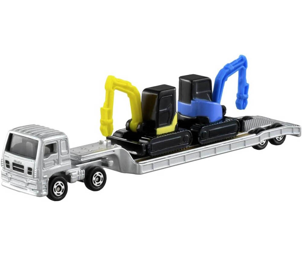 [TAKARATOMY] Long Type Tomica No.142 ISUZU GIGA Heavy equipment carrier