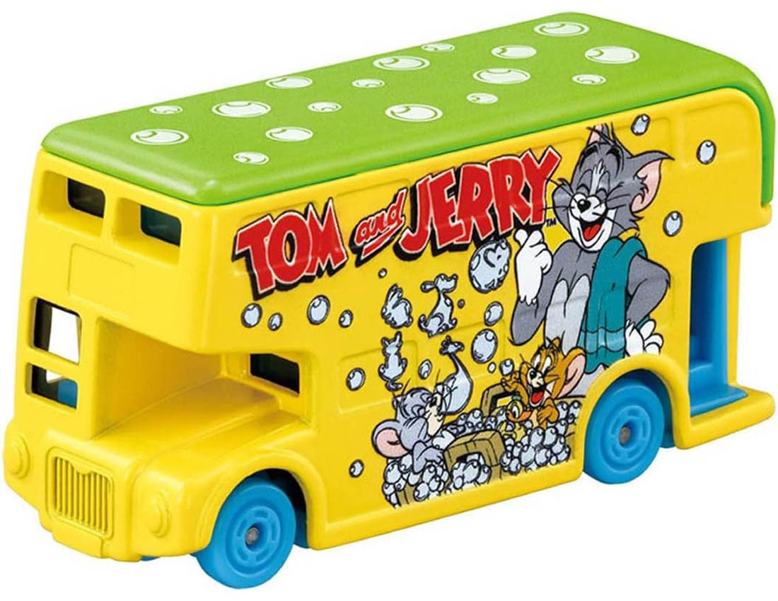 [TAKARATOMY] Dream Tomica SP Tom & Jerry Wrapping Bus (Yellow)